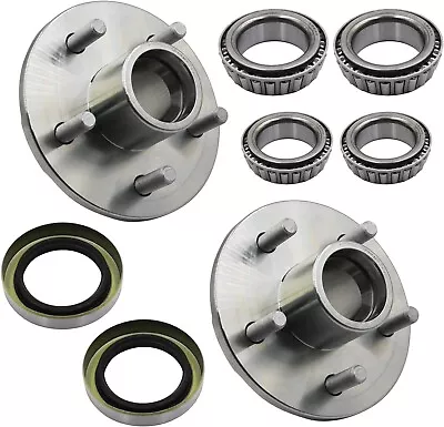 (2)  Boat Trailer Hot Dipped Galvanized 3500lbs Hub 5 Bolt Lug With Bearing Kits • $45.02