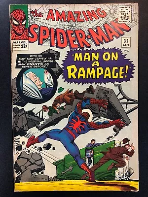 Amazing Spider-Man #32 (January 1966 Marvel) Stan Lee Steve Ditko • $110