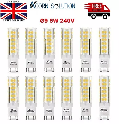 £10.99 • Buy 10PCS G9 LED Bulb 5W Capsule Light Replace Halogen Cool/Warm White Energy Saving