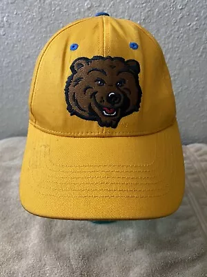 NCAA UCLA Bruins Bear Mascot LOGO Yellow Adjustable Strap Cap Hat • $12