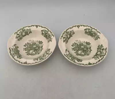 Mason's Set Of 2 Vintage Fruit Basket Patent Ironstone Small Bowls #GL • £6.99