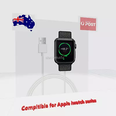 For Apple Watch IWatch 6 5 4 2 1 Magnetic Charger Charging Cable Fast White AU • $9.99