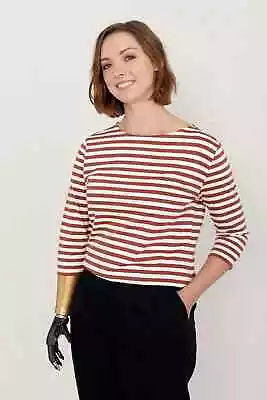 £14.97 • Buy Seasalt Women's - Brown Sailor Top (GOTS) - Regular - Mini Cornish Hazel Chalk