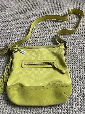 Coach Handbag Lime Green Great Condition • £25