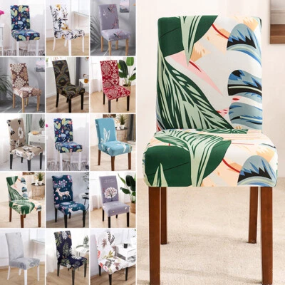 Modern Chair Cover Elastic Stretch Slipcovers Banquet Wedding Party Decor 1/4/6X • $56.82