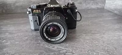 Canon AE1 Program 35mm Camera With FD 35-70mm Lens  With Data Back  A (BLACK) • £140