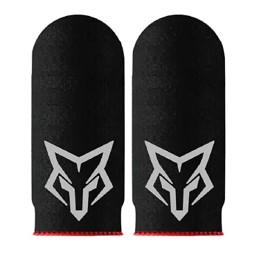 $9.99 • Buy 2 Premium Silver Fibre Finger Sleeve Mobile Gaming Tracked PUBG COD Sweat-Proof