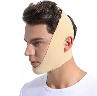 $5.99 • Buy Face V-Line Slim Lift Up Mask Chin Cheek Slimming Strap Belt Anti-Aging Band