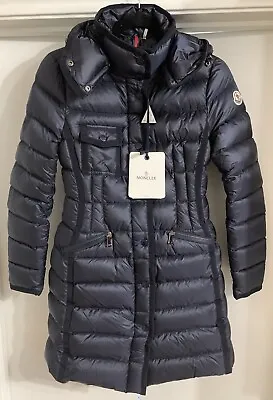 SALE!!!  - Moncler Women’s Hooded Puffer Jacket - Size 00 - Navy • $685