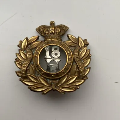 18th Hussars Bimetal Collar Badge • £29.99