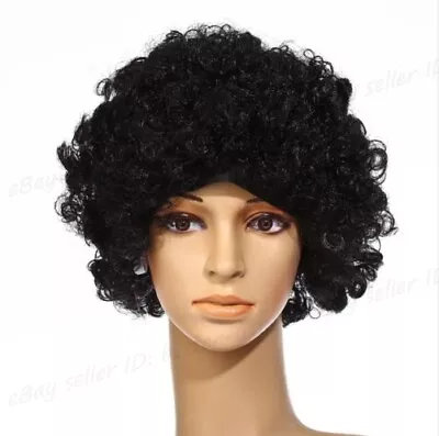 12 Colours Curly Afro Fancy Dress Funky Wig Disco Clown Mens/Ladies Costume • $5.97