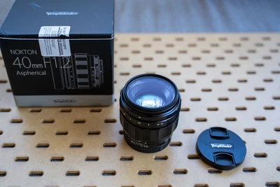 $1100 • Buy Voigtlander NOKTON 40mm F/1.2 Sony FE Lens | FREE HD FILTER | 