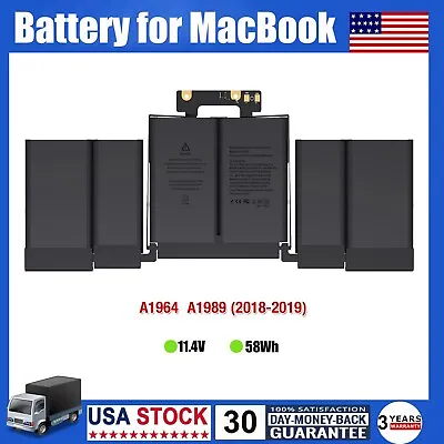 A1964 Battery For Macbook Pro 13 Inch A1989 A1964 Mid 2018 2019 A2251 2020 58Wh • $42.99