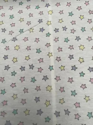 *Clearance* Star Print Cotton Jersey 60  Wide 100% Cotton Uk Knitted • £4.99