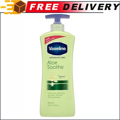 2-Pack Vaseline Intensive Care Aloe Soothe Lotion 20.3 Oz • $30.03