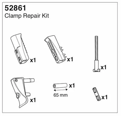 Thule Frame Clamp Repair Kit 52861 For 532 FreeRide Cycle Carrier Genuine Spares • $67.10