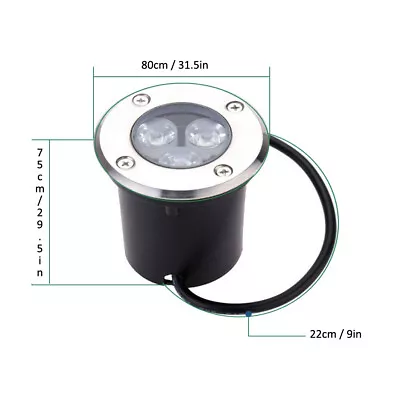 Side View LED Underground Light Inground Outdoor Garden Landscape 3W Warm White • $25