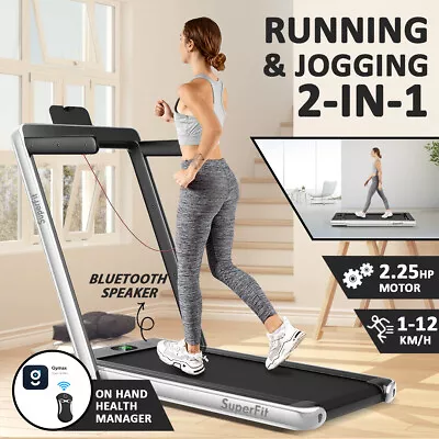 $429.90 • Buy Folding Walking Pad Treadmill 2-In-1 Under Desk  2.25H  Home Gym Fitness 120kg