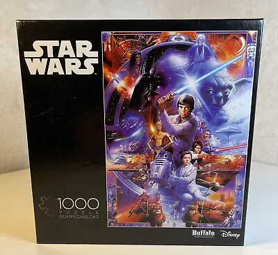 STAR WARS Disney Puzzle 1000 PIECE BUFFALO Games Sealed • $19.97