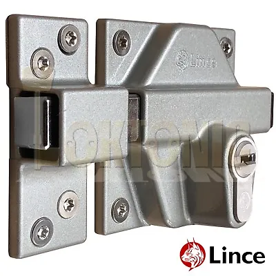 £57.45 • Buy Lince High Security Heavy Duty Euro Gate Slide Rim Dead Bolt Lock Sheds Doors