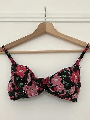 Marks And Spencer Bra Pretty Floral Underwired Ceriso 32C Only Worn A Few Times • £8