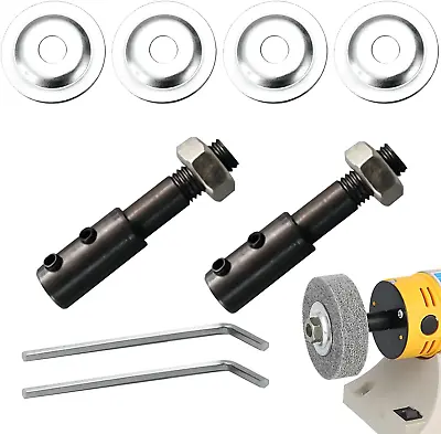 Shaft Arbor Extender 8mm To 10mm Motor Arbor Adapter Bench Grinder Extension ... • $21.18