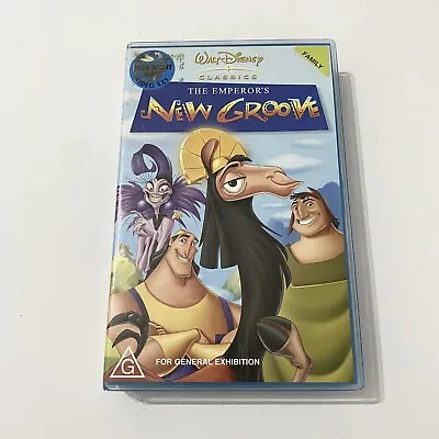 The Emperors New Groove (VHS 2001) Walt Disney Movie Big Box Rare VHS Video • $22