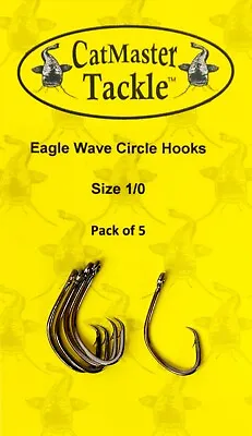 Eagle Wave (Maruto) Circle Hooks Size 1/0 • $6.03