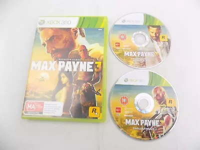 Mint Disc Xbox 360 Max Payne 3 - No Manual Free Postage • $14.90