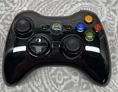 Microsoft Xbox 360 Oem Special Edition Chrome Series Controller - Black • $39.99