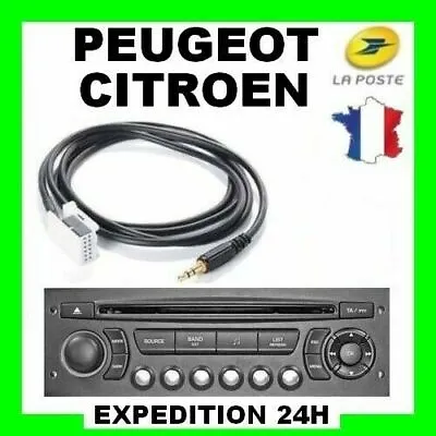 Citroen C4 Picasso Aux RD4 Car Stereo Aux IN Cable Ipod IPHONE Android • £8.74