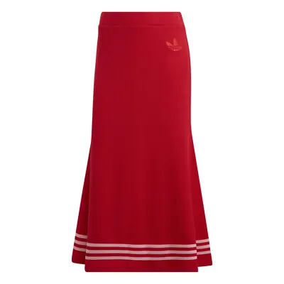 ADIDAS ADICOLOR KNIT LONG RED SKIRT 70’s HERITAGE COLLECTION NEW RRP £50 • £14.99