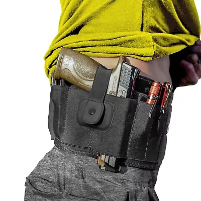 BRAVOBELT Belly Band Holster For Concealed Carry - For Men & Women - Black • $29.95