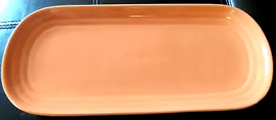 Vintage Fiesta Apricot Colored Ceramic Serving Dish! 13.5  X 6  • $20