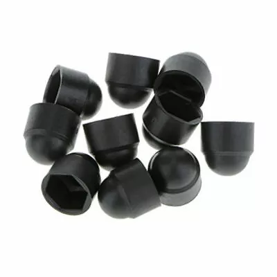 M5 M6 M8 M10 M12 Black Plastic Dome Nut Protection Cap Covers UK Stock Dispatch • £2.99