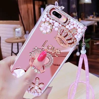 £48.19 • Buy For IPhone 14 12 11 Pro XS Max XR 7 8 Bling Hard Back Hard Silicon Case 