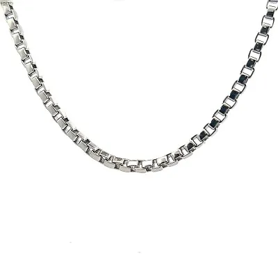 Men's Stainless Steel 6mm Box Link Chain Necklace • $20.30