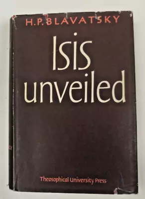 ISIS UNVEILED Volume II H.P. Blavatsky 1960 Theosophical University Press 1st Ed • $25