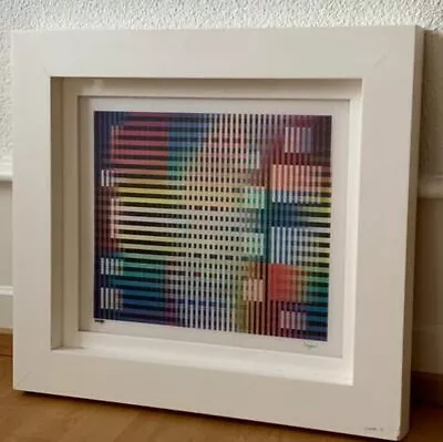 Yaacov Agam  Checker  - Hand Signed And Numbered Agamograph Kinetic Art • $3500