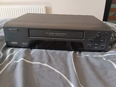 Matsui VCR VHS Player Video Cassette Recorder- VX1106.No Remote.Tested/Working. • £44.99