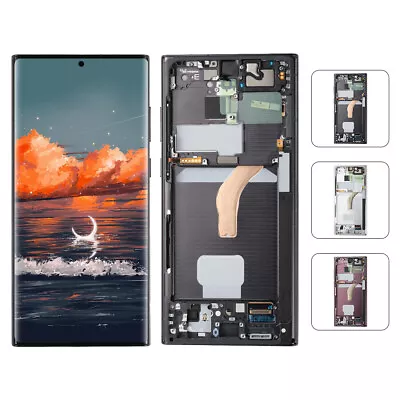 OLED For Samsung Galaxy S22 Ultra SM-S908B LCD Display Screen Touch Replacement • $138.44