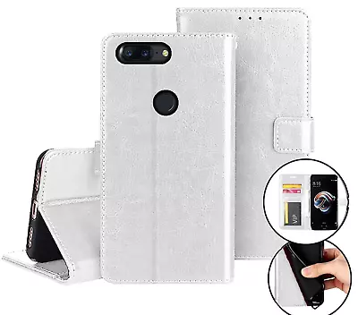 Oneplus 5T Fine Leather Wallet Case Id Cash Compartment • $7.50
