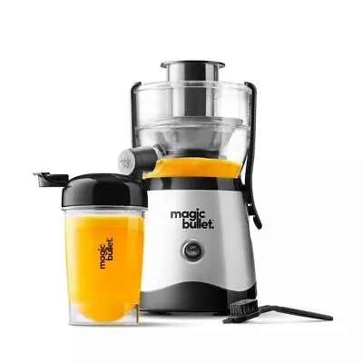 Magic Bullet 400W Mini Juicer W/ 16 Oz Twist-on To-go Lid Cup Black And Silver • $41.99