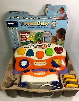 Vtech Vsmile Baby Infant Development Learning System Controller 3 Games Einstein • $39.95