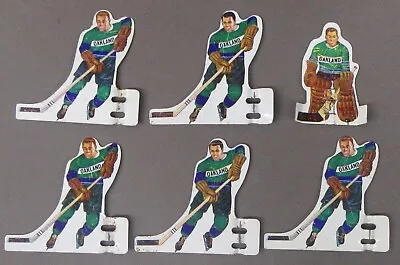Coleco Munro OAKLAND Players Tin Men SET Of 6 Table Top Hockey USED • $29.99