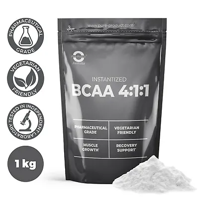 1kg BCAA 4:1:1 INSTANTISED AMINO ACID POWDER Flavored BCAAs  • $79