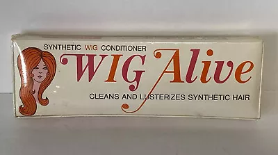 Vintage Wig Alive Synthetic Wig Conditioner Sealed Unopened Box Collectible • $8.99