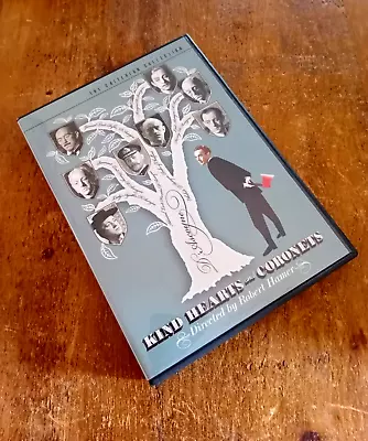 CRITERION - KIND HEARTS & CORONETS Robert Hamer Alec Guinness DVD REGION 1 • £3