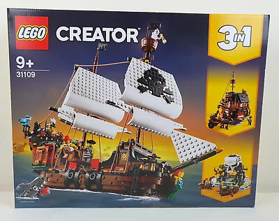 £99.25 • Buy LEGO 31109 Creator 3-in-1 Pirate Ship Boat Sail Inn Skull Island - New & Sealed