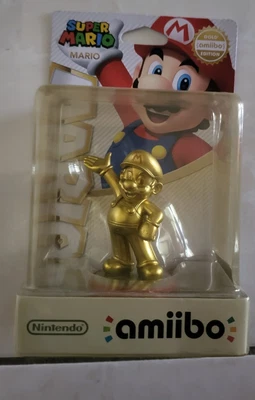 $60 • Buy Mario Gold Amiibo ,Super Mario Edition , Boxed ,unused